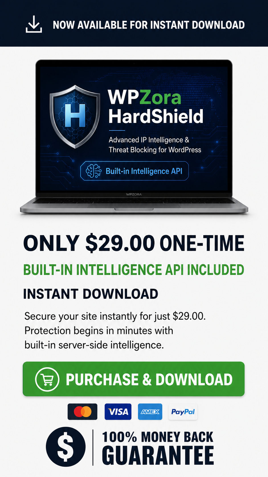 WPZora HardShield Product Offer Image
